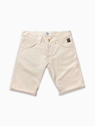 Limited edition Bricker short Lighweight  washed Ecru