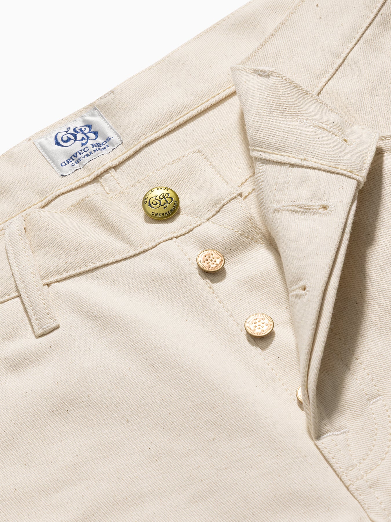 Limited edition Bricker short Lighweight  washed Ecru